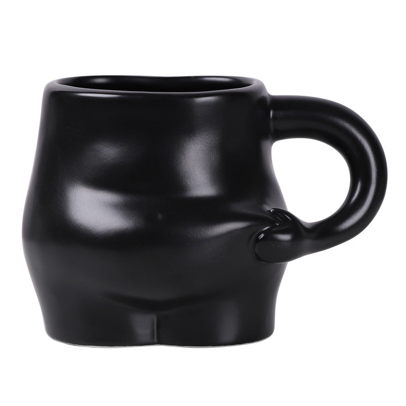 Cross-border hot selling cute belly cup ceramic milk coffee cup funny water cup niche design mug